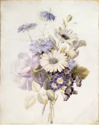 Flowers with Daisies, 1840
